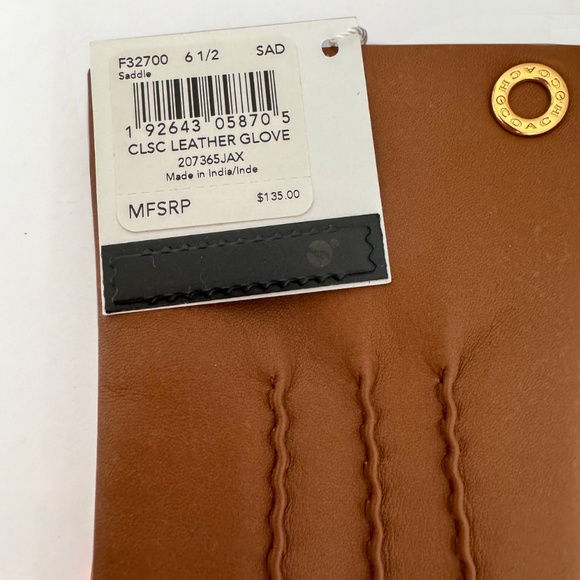Coach Leather Gloves NWT - Picture 3 of 4